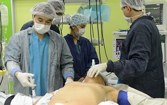 Surgeons perform an operation to enlarge the male genital organ