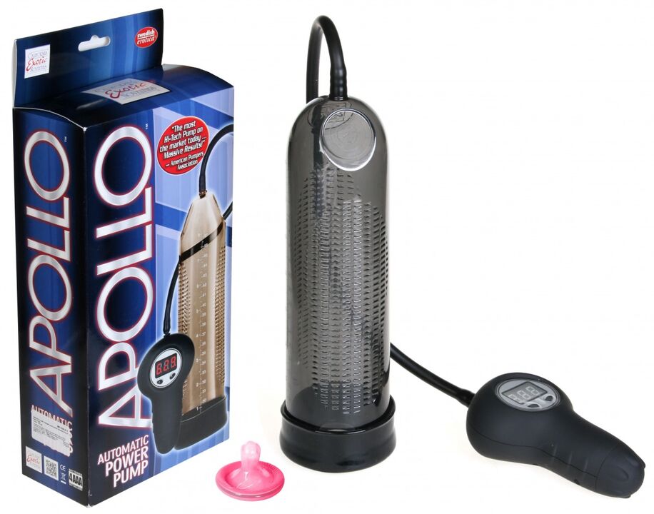 Vacuum pump to increase penis width